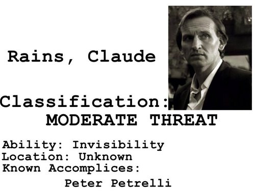  File of Claude Rains