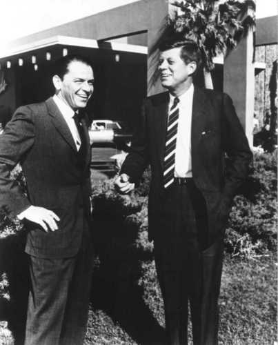  Frank Sinatra and John F. Kennedy
