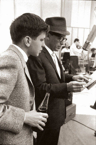  Frank Sinatra with son Frank, Jr.