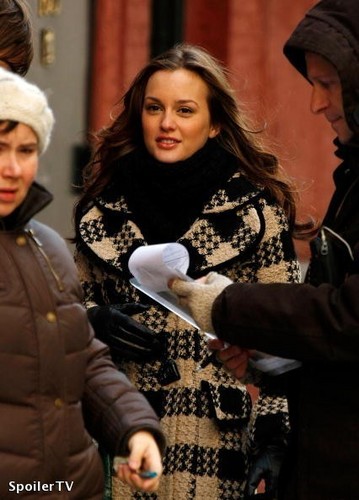  On set 2.23.09 - Leighton and Chace