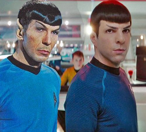  Original Spock and New Spock!