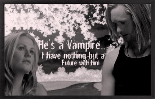  He's a vampire...