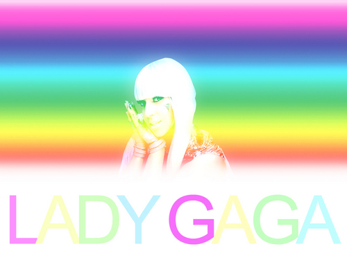  Lady GaGa mga wolpeyper - mga kulay