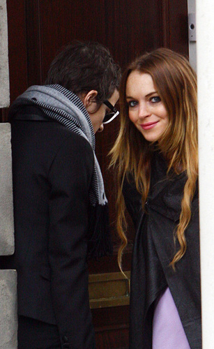  Lindsay with Sam in Лондон