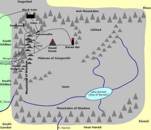  Map of Mordor