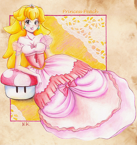  Princess pic, peach