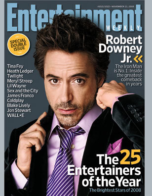  Robert Downey 2008 Entertainer Photoshoot