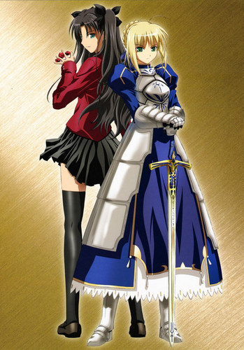 Saber and Rin ready for fight