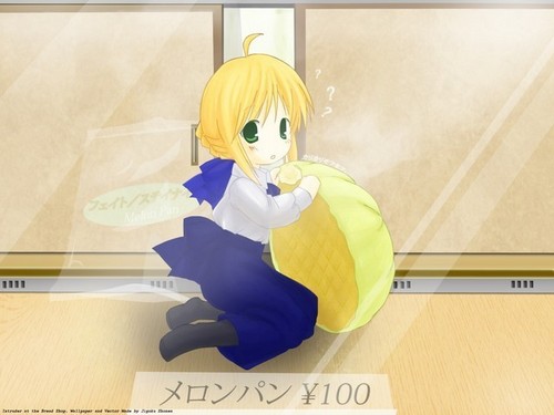  Saber looks so cute and innocent