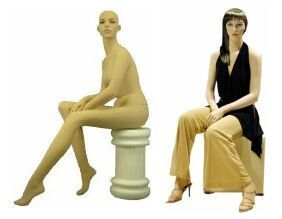  Sitting Female Mannequins