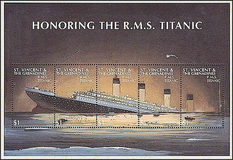  泰坦尼克号 Stamps