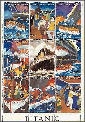  Titanic Stamps