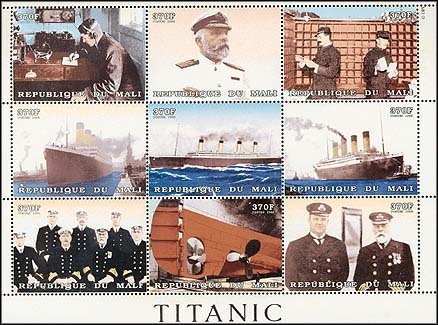  Titanic Stamps
