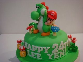  Yoshi&Baby Mario cake