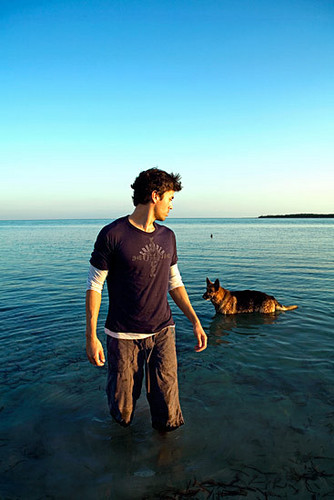 Enrique and his dog