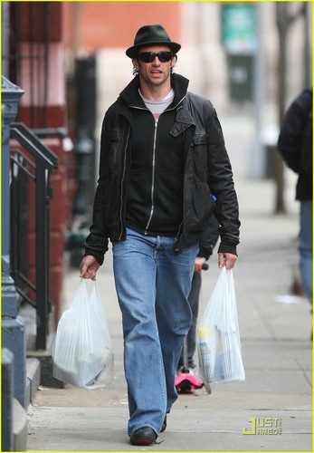  Hugh with his son in NYC