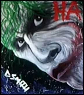  The Joker "HA" - por Duane E Smith
