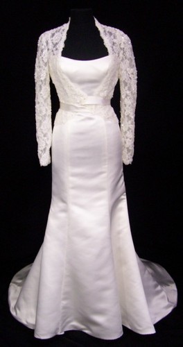  Wedding vestido with jaqueta