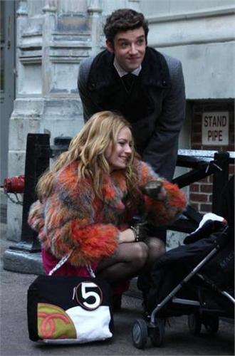  on set of ugly betty