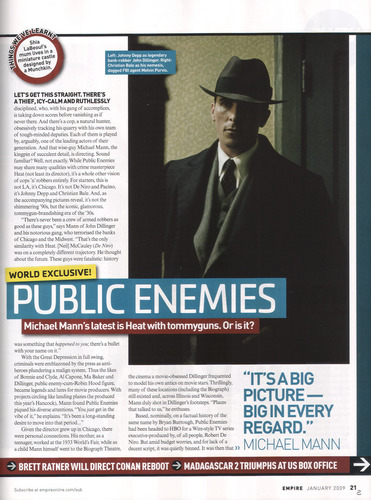  Jan. 2009 Empire magazine artikel