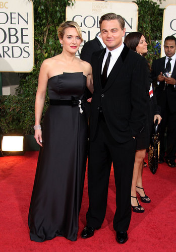  Kate Winslet & Leonardo DiCaprio at the Golden Globes