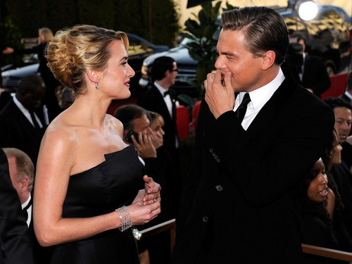  Kate Winslet & Leonardo DiCaprio at the Golden Globes