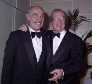  Michael and Sean Connery