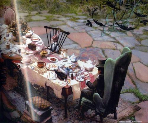  Tim Burton's Alice In Wonderland - articolo Scans from Disney Twenty-Three Magazine