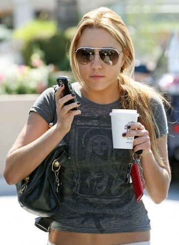 Amanda Getting coffee in Studio City 