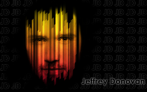  Jeffrey Donovan Retro Hintergrund