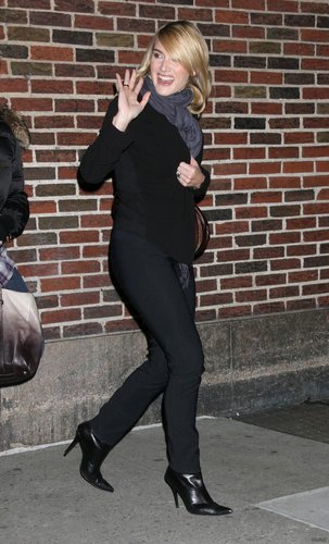  Kate @ Late mostra w/ David Letterman Taping