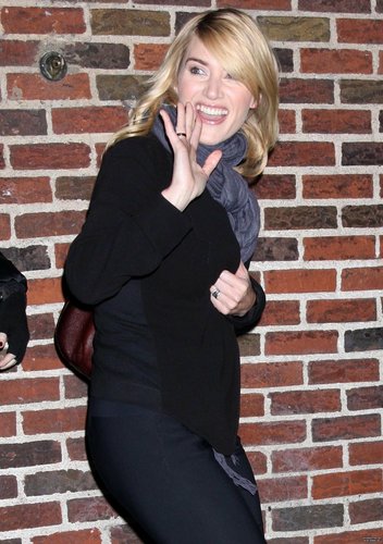  Kate @ Late mostra w/ David Letterman Taping