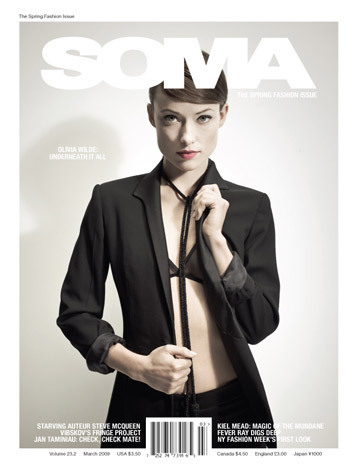  Olivia on the cover of Soma Magazine