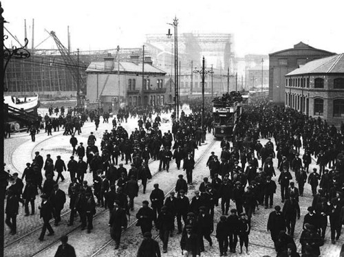  Ship Yard Workers in 1911