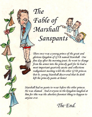  The Fable of Marshall's Pants