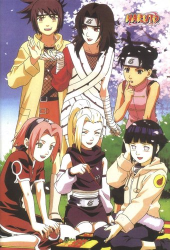 Anko, Kurenai, Ten Ten, Sakura, Ino and Hinata