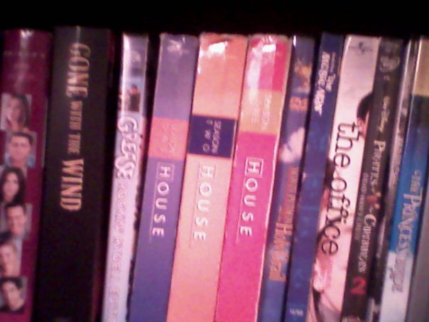EL's pathetic DVD collection.