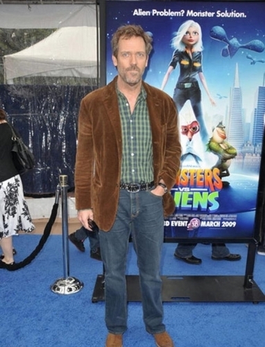 Hugh Laurie: Premiere of the film Monsters vs. aliens