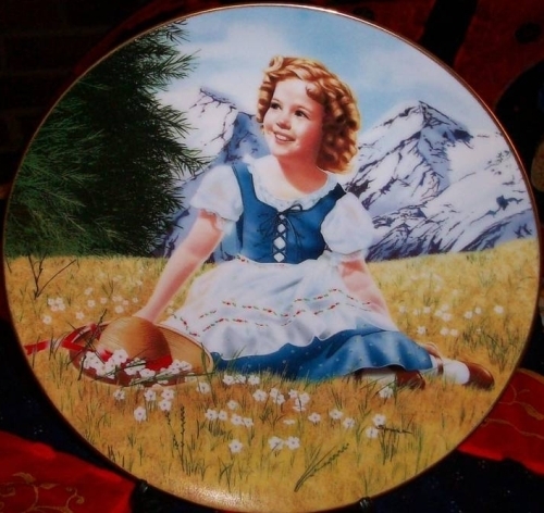  Shirley Temple as Heidi Collector Plate