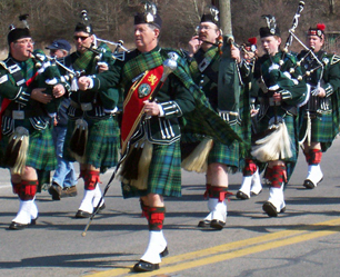  St.Patrick's दिन Parade in Mystic,CT