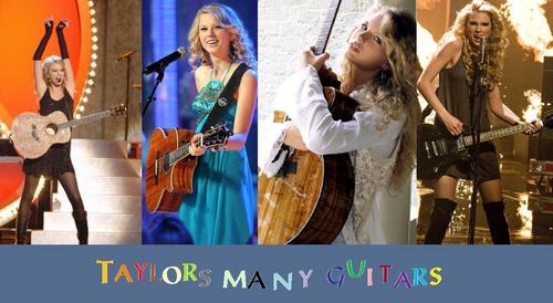  Taylor's Many Guitars