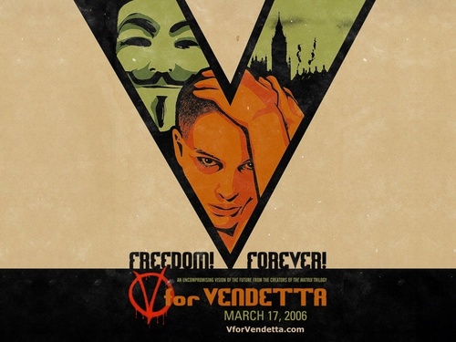  V for Vendetta দেওয়ালপত্র