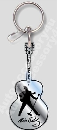 Elvis Silhouette Keychain