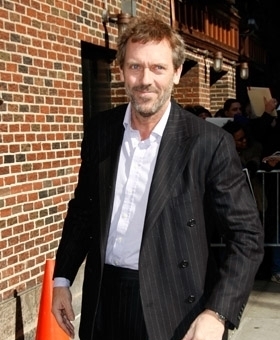  Hugh Laurie and Bloc Party Visit "Late 表示する with David Letterman"