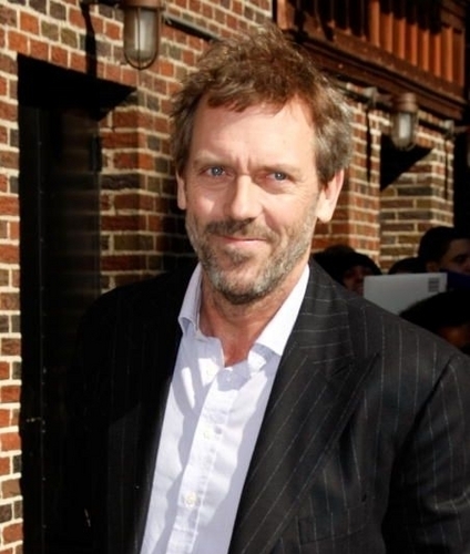  Hugh Laurie and Bloc Party Visit "Late mostrar with David Letterman"