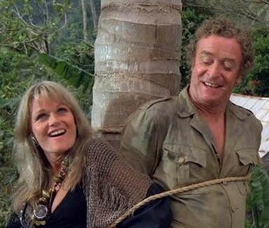  Michael Caine and Valerie Perrine in Water