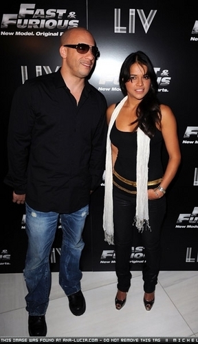Michelle & Vin @ Fast & Furious Release - 2009