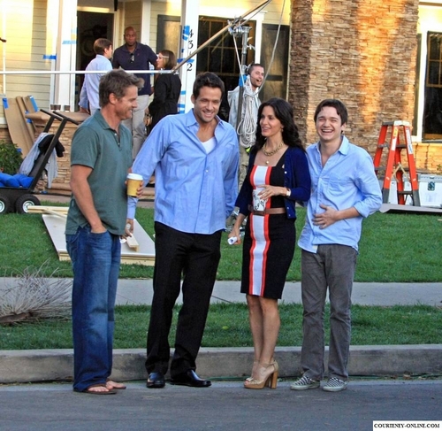  On The Set Of Cougar Town