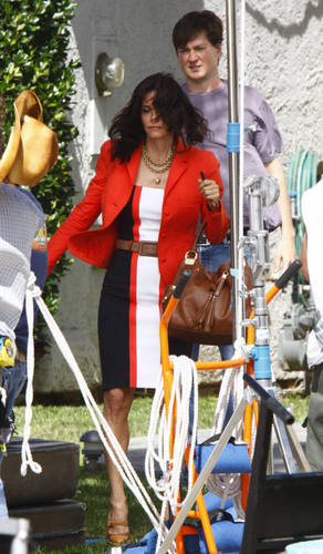  On The Set Of Cougar Town