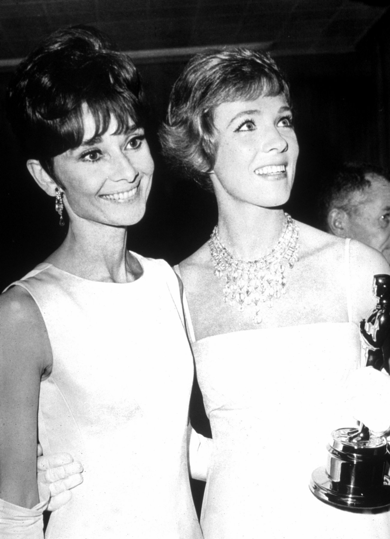 Audrey Hepburn and Julie Andrews
